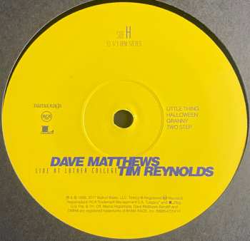 4LP/Box Set Dave Matthews: Live At Luther College 577860