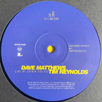 4LP/Box Set Dave Matthews: Live At Luther College 577860