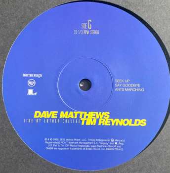 4LP/Box Set Dave Matthews: Live At Luther College 577860