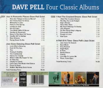 2CD Dave Pell: Four Classic Albums: Jazz And Romantic Places - Dave Pell Octet / Jazz Goes Dancing - Dave Pell Octet / I Had The Craziest Dream - Dave Pell Octet / A Pell Of A Time - Dave Pell's Jazz Octet 538126