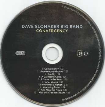 CD Dave Slonaker Big Band: Convergency 587884