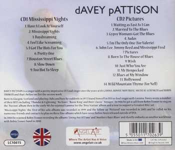 2CD Davey Pattison: Mississippi Nights / Pictures PIC 104411