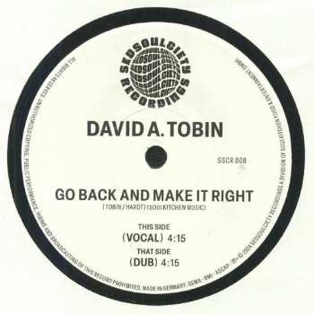 Album David A. Tobin: Go Back And Make It Right