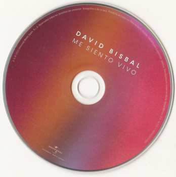 CD David Bisbal: Me Siento Vivo 562654