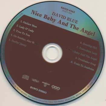 CD David Blue: Nice Baby And The Angel LTD 387319