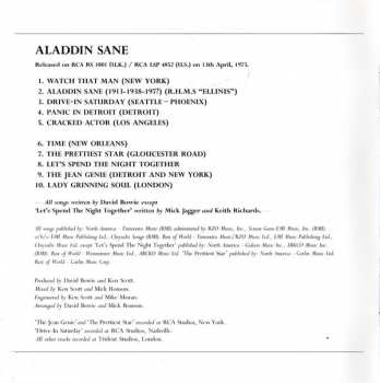 CD David Bowie: Aladdin Sane 1462