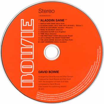 CD David Bowie: Aladdin Sane 1462