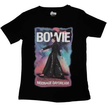 Merch David Bowie: David Bowie Ladies T-shirt: Moonage 11 Fade (small) S