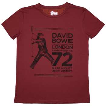 Merch David Bowie: Dámské Tričko Rainbow Theatre