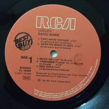 LP David Bowie: Lodger 657516