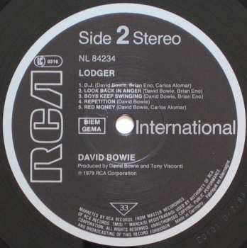 LP David Bowie: Lodger 666710