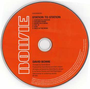 CD David Bowie: Station To Station 34407