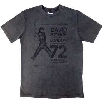 Merch David Bowie: Stone Wash Tričko Rainbow Theatre