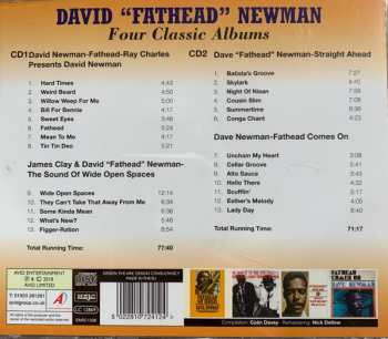 2CD David "Fathead" Newman: Four Classic Albums 646484