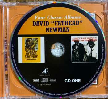 2CD David "Fathead" Newman: Four Classic Albums 646484