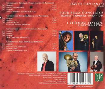 CD David Fontanesi: Four Brass Concertos (Trumpet - Trombone - Horn - Tuba) 573953