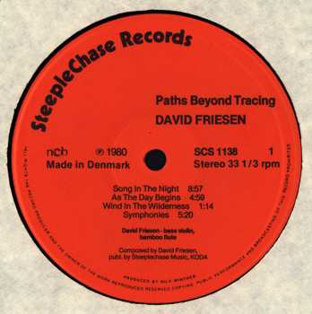 LP David Friesen: Paths Beyond Tracing 609544