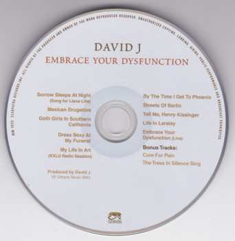 CD David J's Cabaret Obscuro: Embrace Your Dysfunction LTD 580973