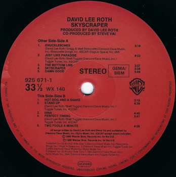 LP David Lee Roth: Skyscraper 392179