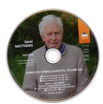 CD David Matthews: Complete String Quartets, Volume Six 621216