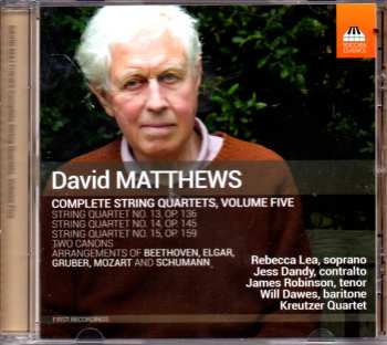 Album David Matthews: Sämtliche Streichquartette Vol.5