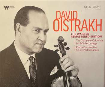 David Oistrach: The Warner Remastered Edition - (The Complete Columbia & HMV Recordings / Premieres, Rarities & Live Performances)