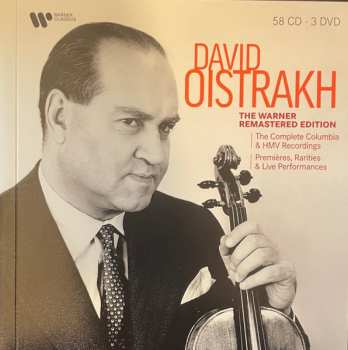 58CD/3DVD/Box Set David Oistrach: The Warner Remastered Edition - (The Complete Columbia & HMV Recordings / Premieres, Rarities & Live Performances) 621780