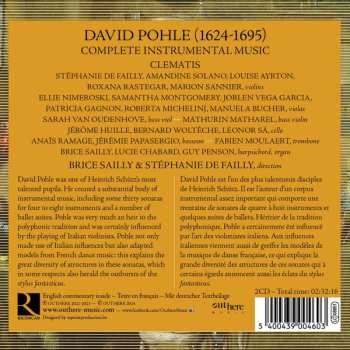 2CD David Pohle: Complete Sonatas & Ballet Music 619767