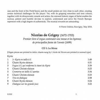 2CD Nicolas De Grigny: French Organ Music, Volume 5 333874