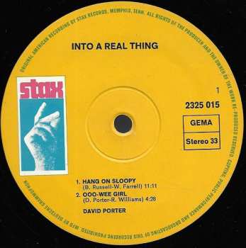 LP David Porter: ...Into A Real Thing 655772