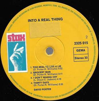 LP David Porter: ...Into A Real Thing 655772