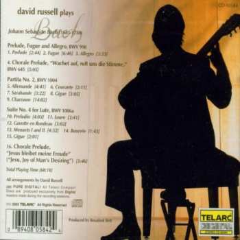 CD Johann Sebastian Bach: David Russell Plays Bach 195957