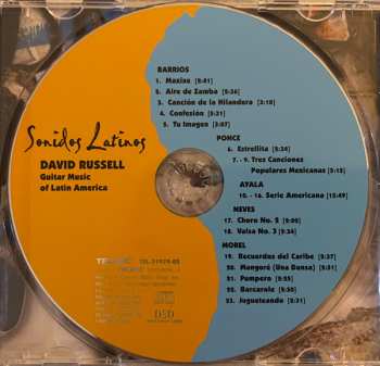 CD David Russell: Sonidos Latinos. Guitar Music of Latin America 649303