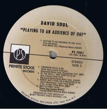 LP David Soul: Playing To An Audience Of One 655970