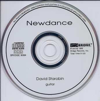 CD David Starobin: Newdance (18 Dances For Guitar) 525784