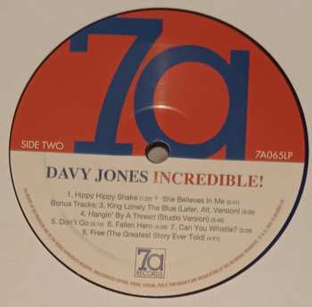 LP Davy Jones: Incredible! CLR 584439