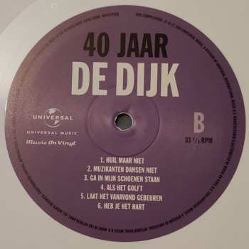 2LP De Dijk: 40 Jaar (Het Beste Van Nu Tot Toen) CLR | LTD | NUM 512990