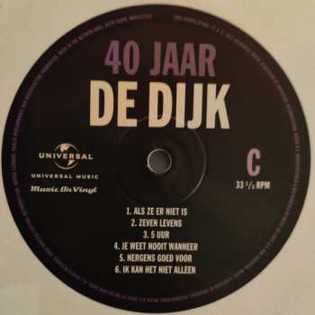 2LP De Dijk: 40 Jaar (Het Beste Van Nu Tot Toen) CLR | LTD | NUM 512990