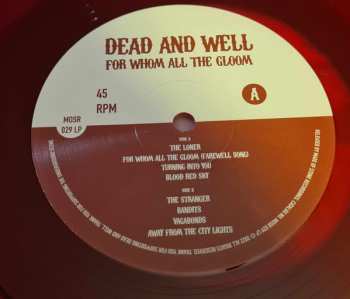 LP Dead And Well: For Whom All The Gloom LTD | CLR 552882