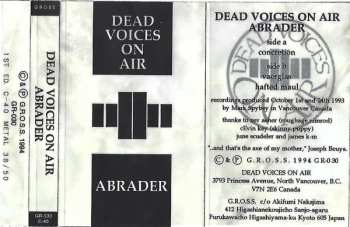 Album Dead Voices On Air: Abrader