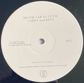 2LP Death Cab For Cutie: Codes And Keys 595546