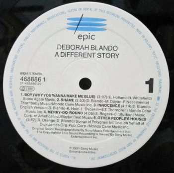 LP Deborah Blando: A Different Story 617681