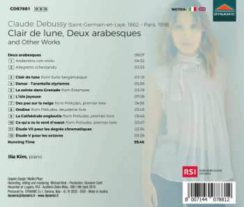 CD Claude Debussy: Claire de Lune; Deux Arabesques 440439