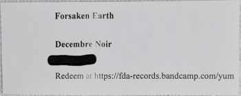 LP Décembre Noir: Forsaken Earth LTD 545187