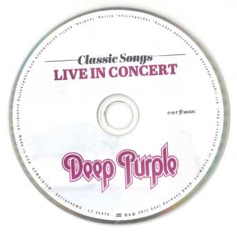 CD Deep Purple: Classic Songs Live in Concert 460940