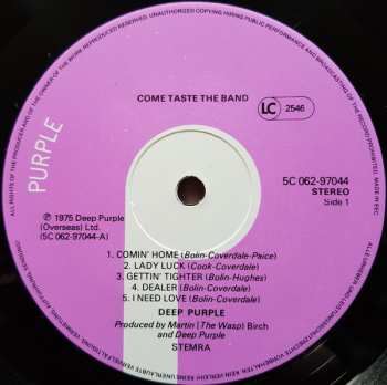 LP Deep Purple: Come Taste The Band 656247