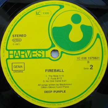 LP Deep Purple: Fireball 671013