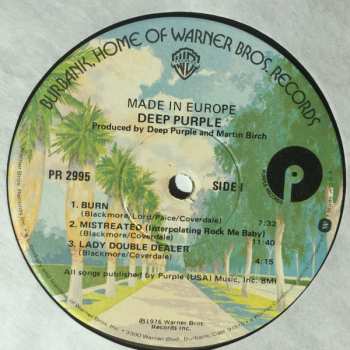 LP Deep Purple: Made In Europe 603270