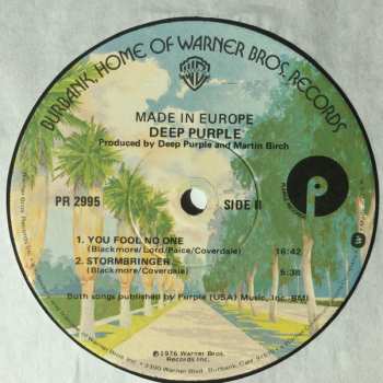 LP Deep Purple: Made In Europe 603270