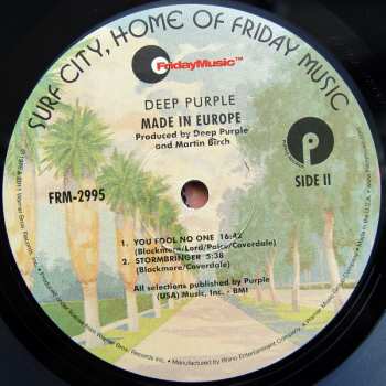 LP Deep Purple: Made In Europe 22424